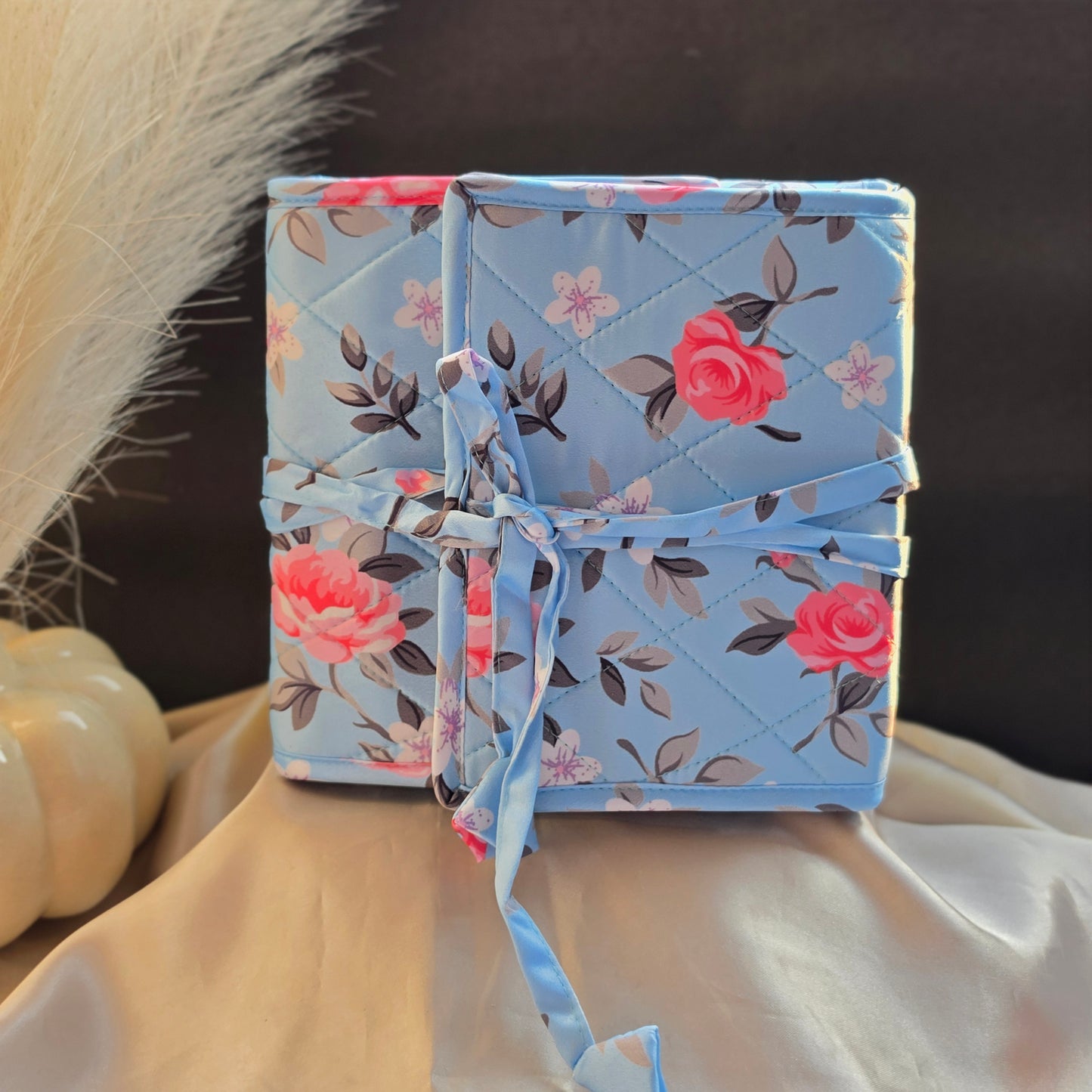 Compact Fold Jewellery Organizer - Transparent Storage