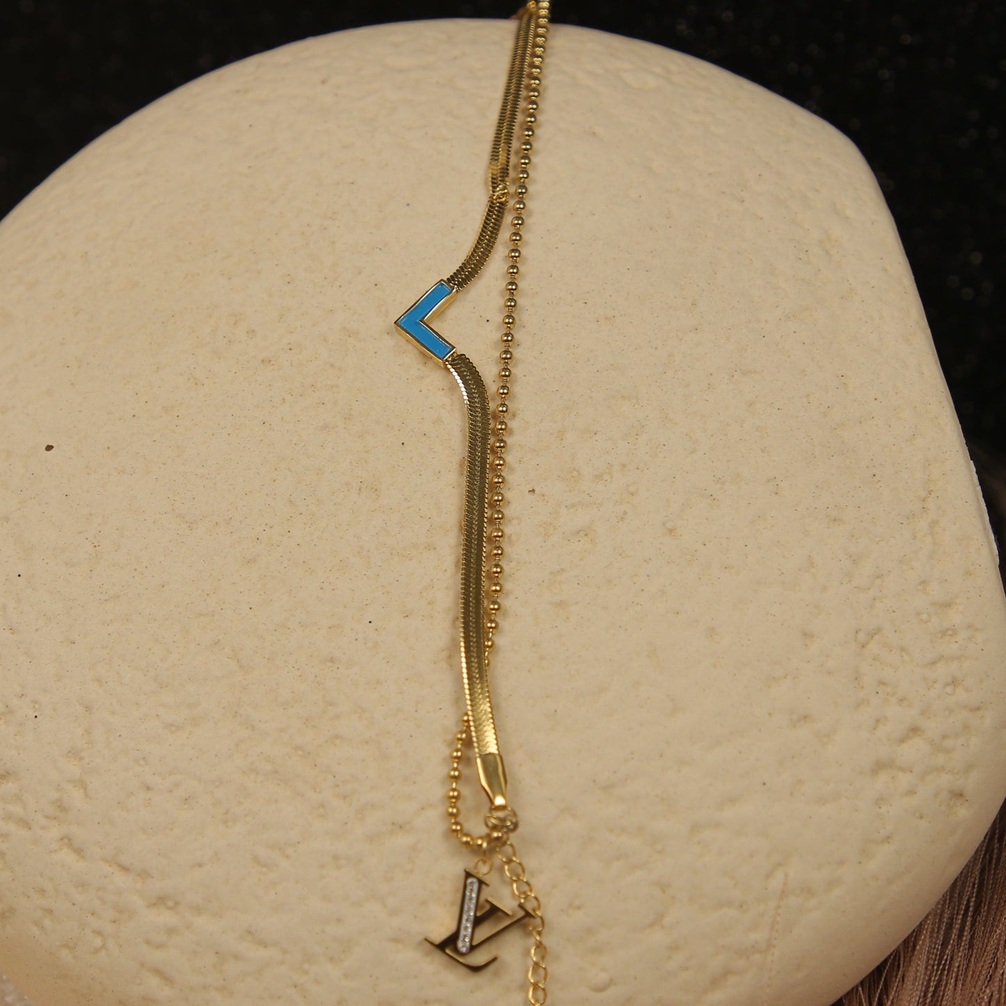 Layered V Bracelet