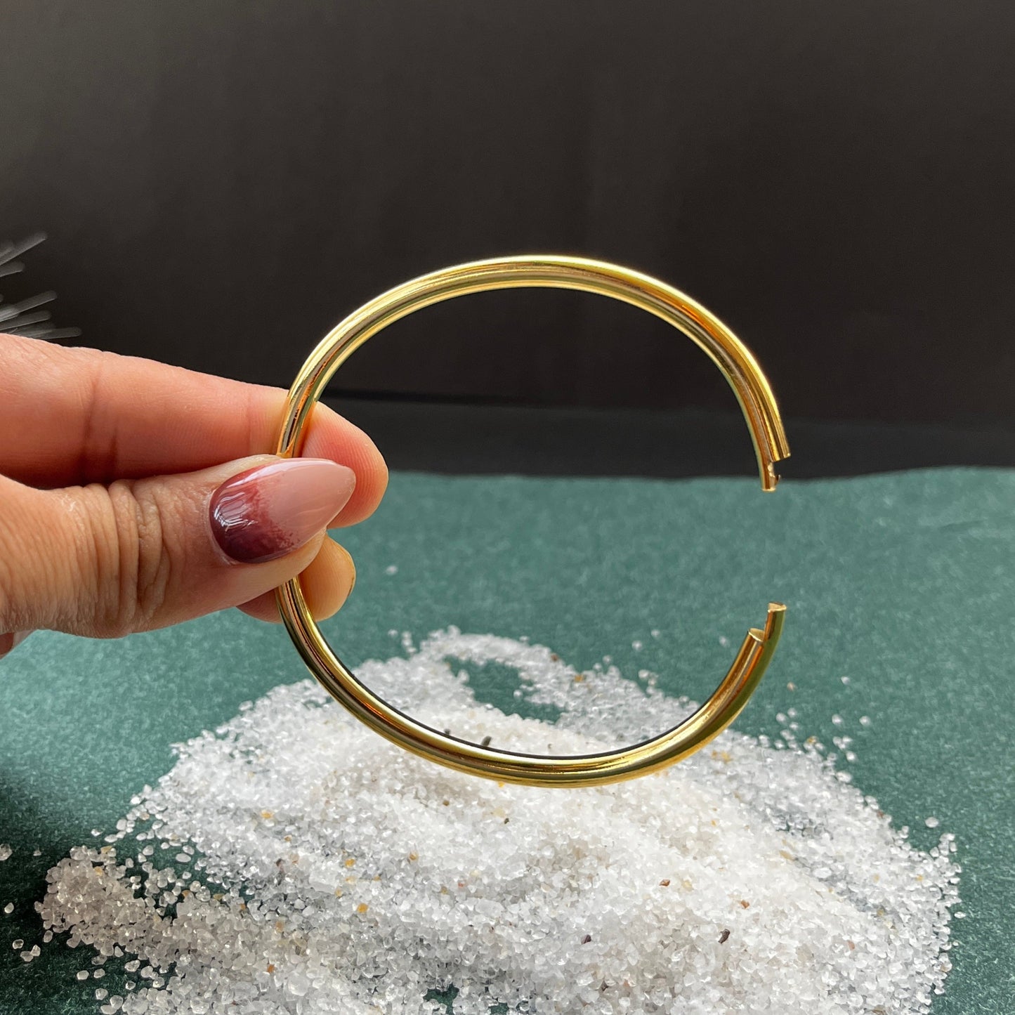 18K gold plated,Anti-tarnish bangles,Modern / sleek / elegant bangles