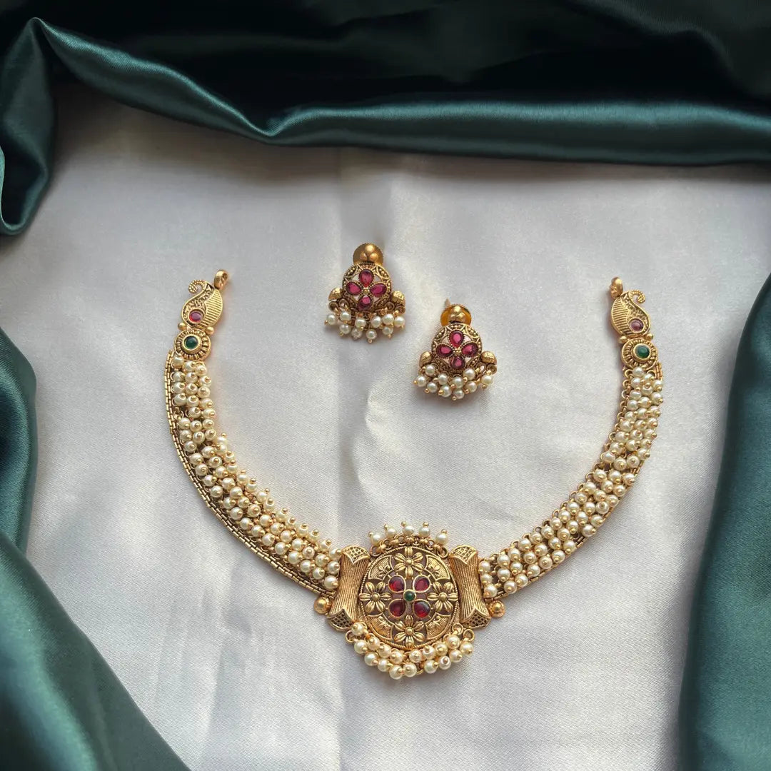 Budget - Cluster Beaded Necklace Set