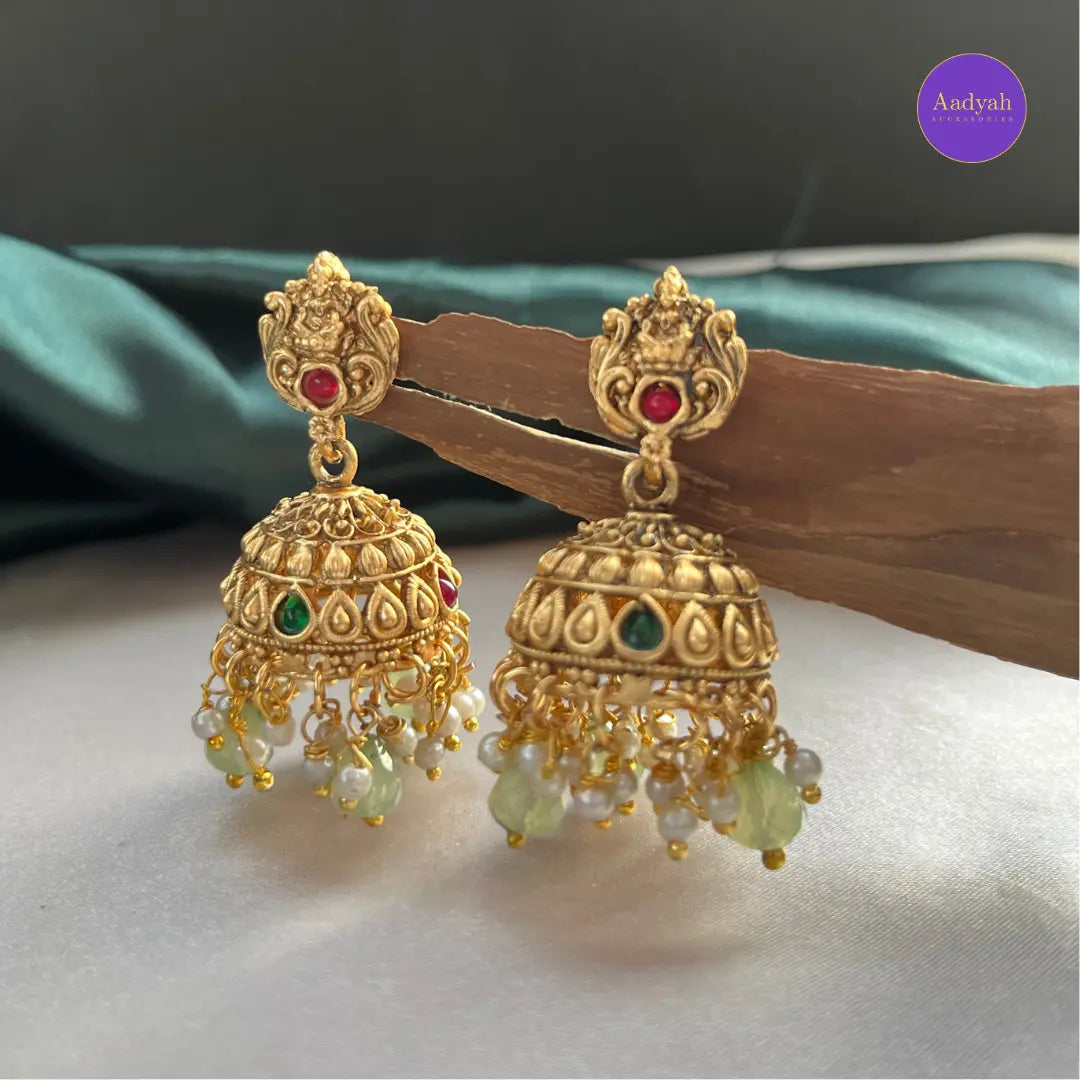 Budget Temple Bridal Combo Set - Gold