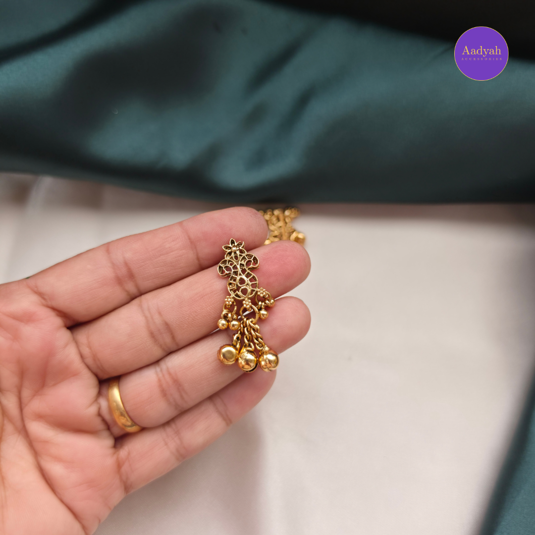 Cluster Ghungroo Hasli/Kante Set - Matt