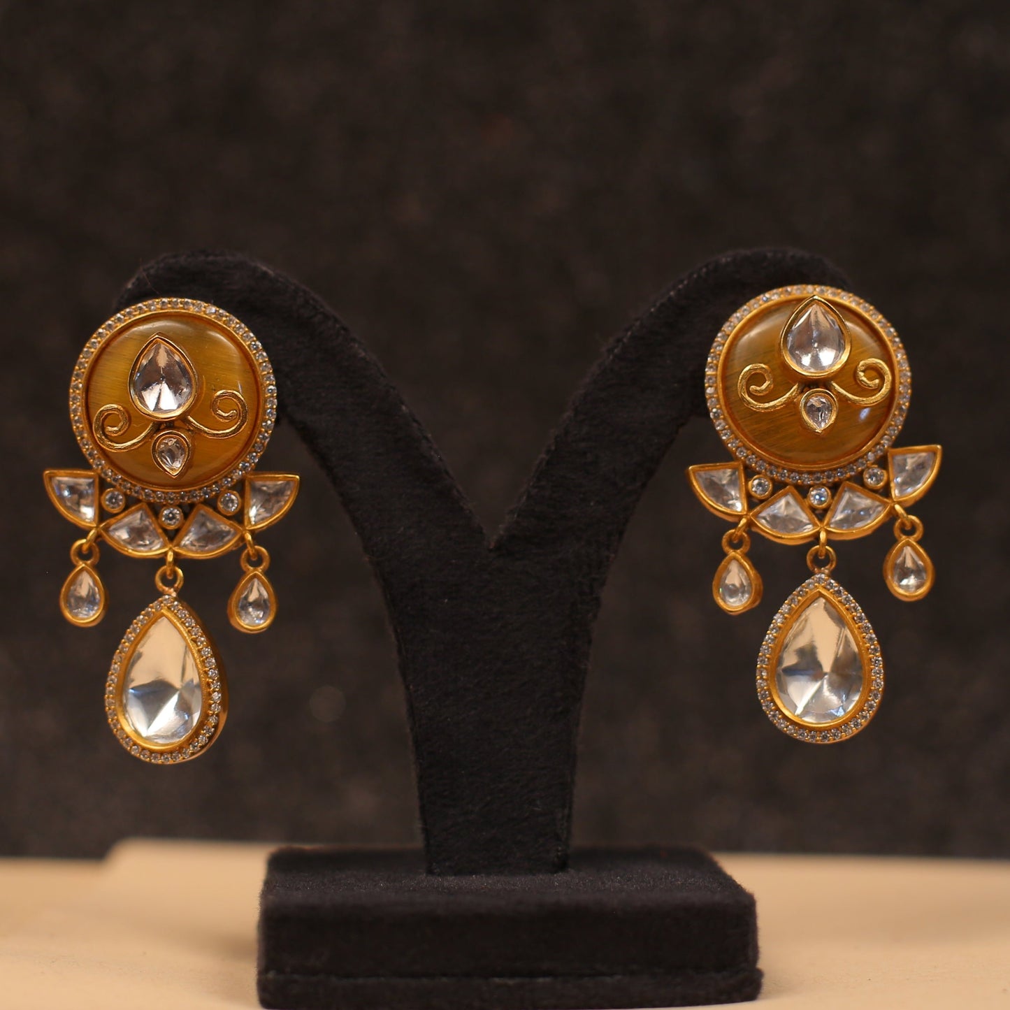 Kundan Drop Earrings