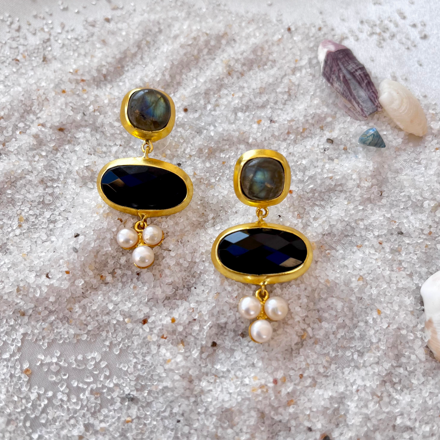 Opal Drop Earring