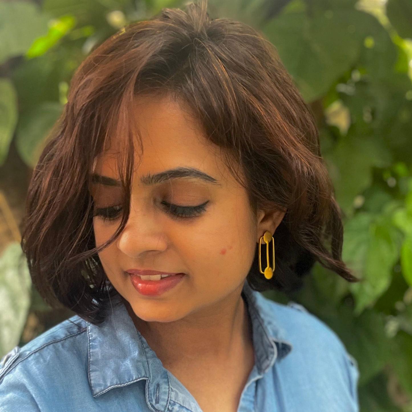 Contemporary Safety Pin Earrings