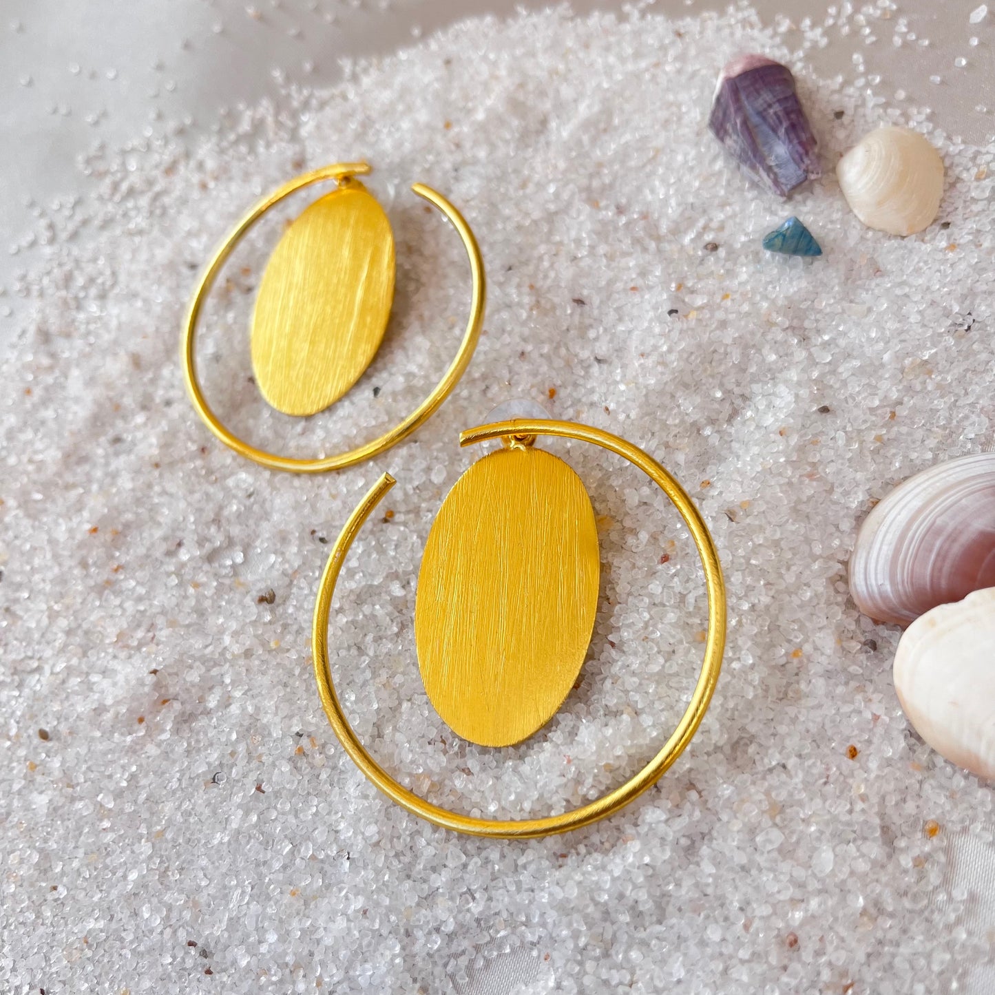 2-1 Statement Hoop Earrings