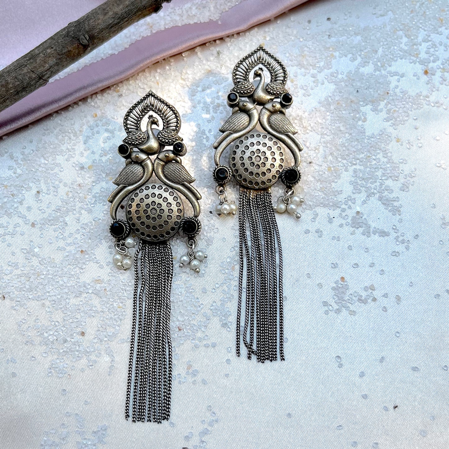 Aadyah Peacock Earrings