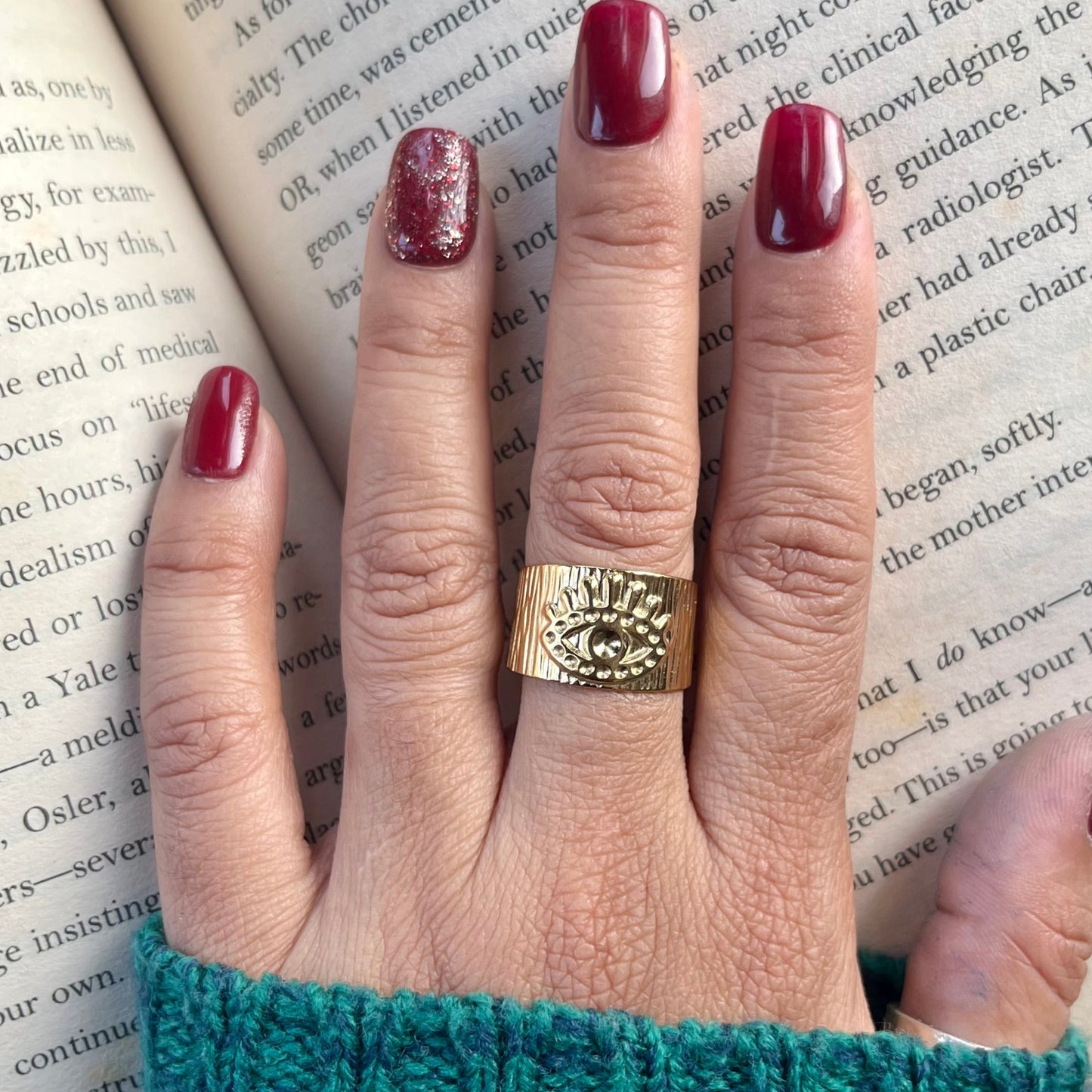 #stainlessteel #hercollection #antitranish #fingerring #minimalfingerring