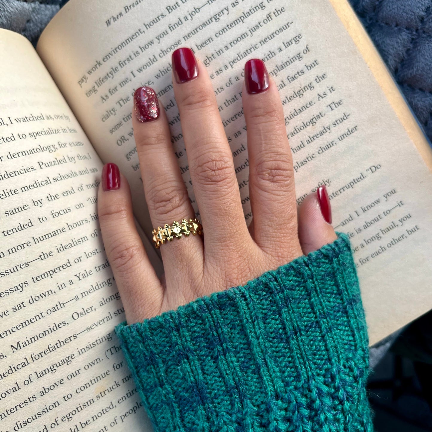 #stainlessteel #hercollection #antitranish #fingerring #minimalfingerring