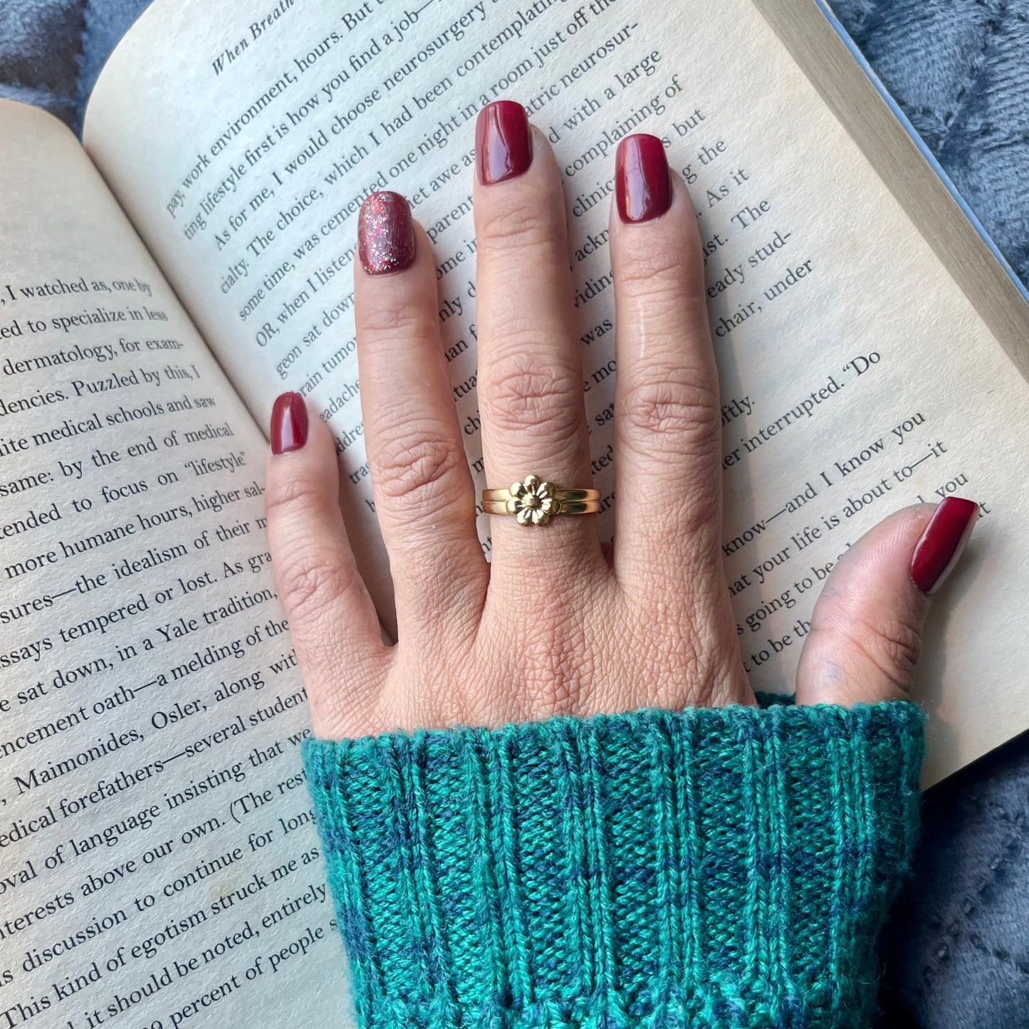 #stainlessteel #hercollection #antitranish #fingerring #minimalfingerring