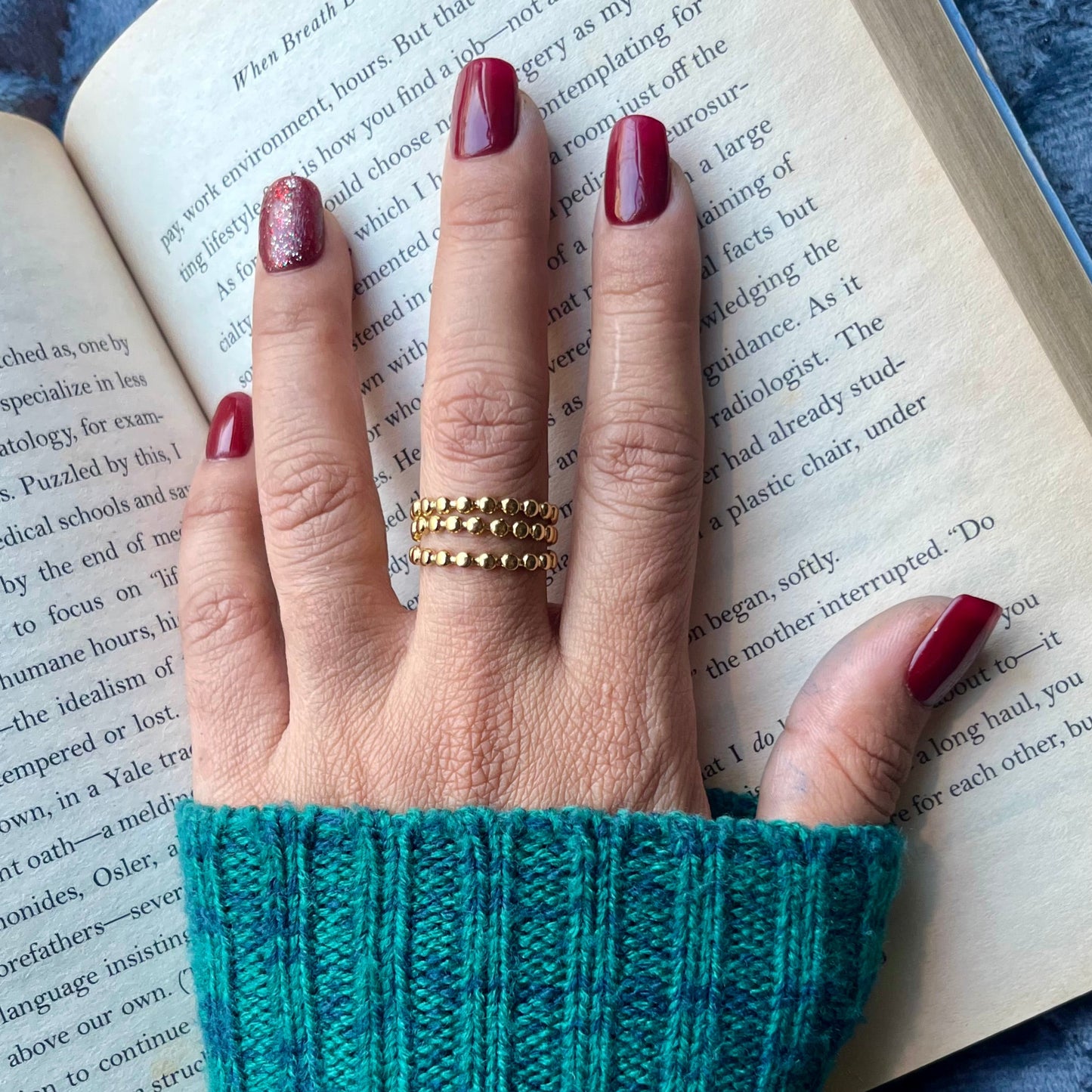 #stainlessteel #hercollection #antitranish #fingerring #minimalfingerring