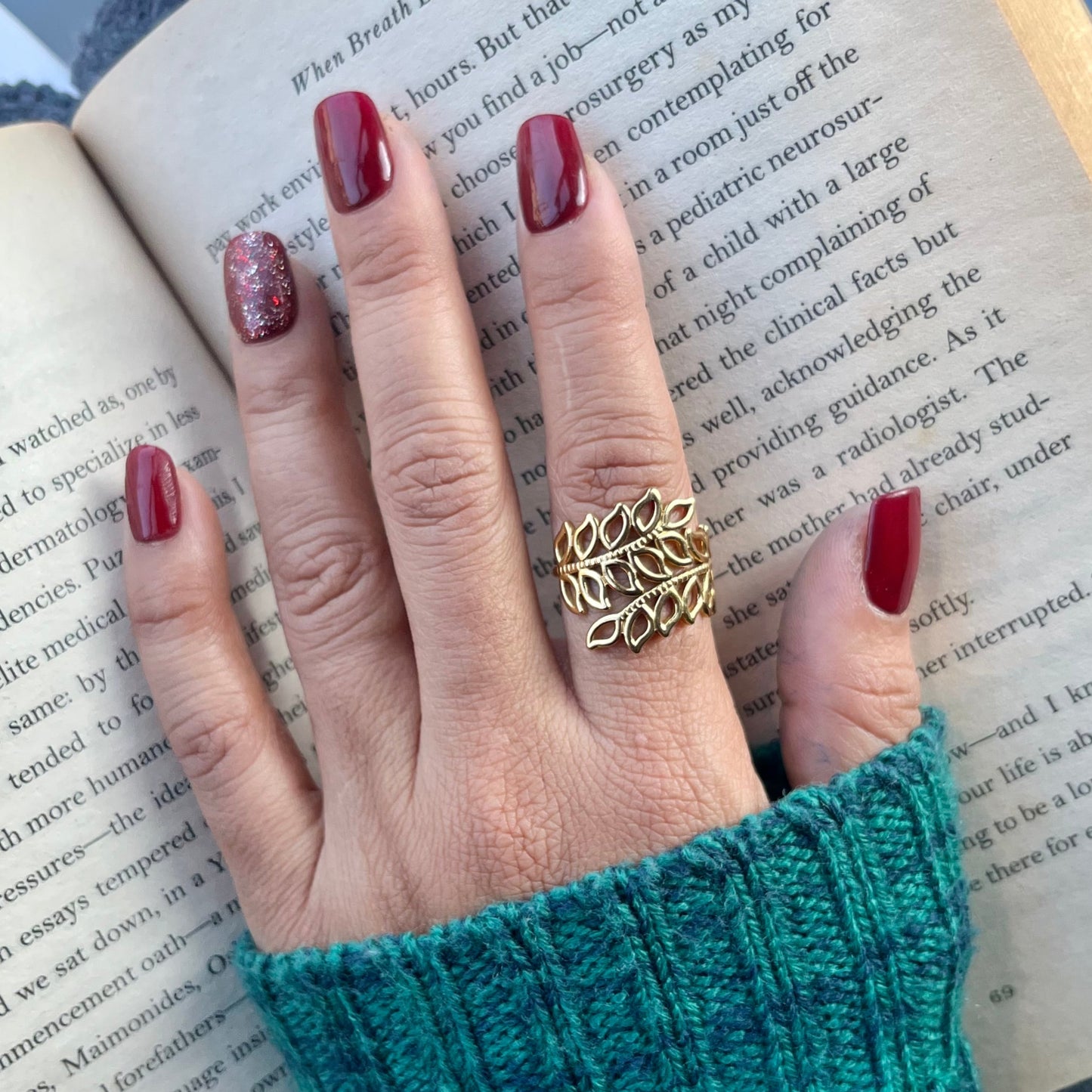 #stainlessteel #hercollection #antitranish #fingerring #minimalfingerring