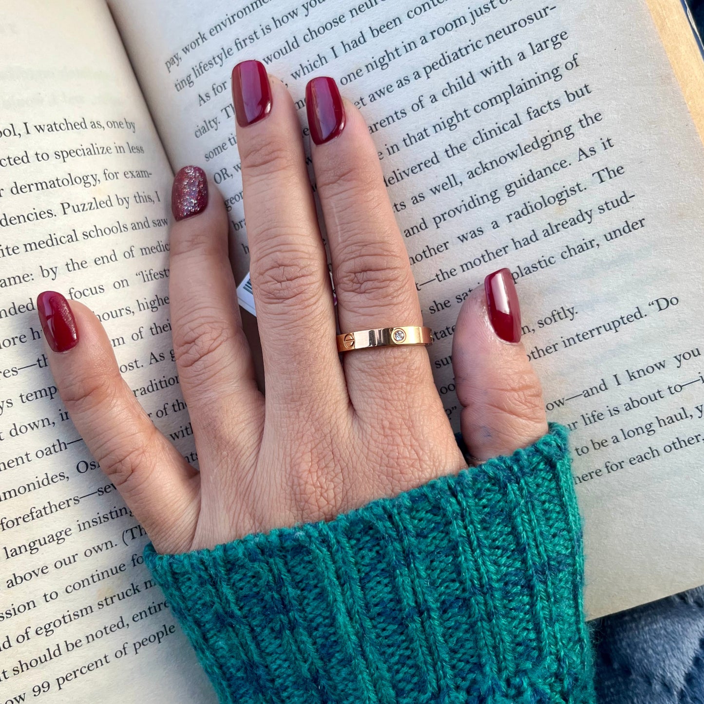 #stainlessteel #hercollection #antitranish #fingerring #minimalfingerring