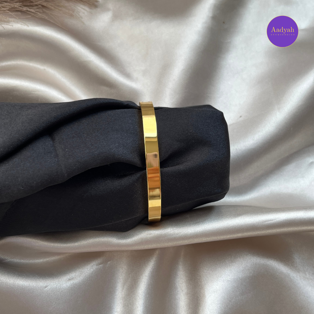 Anti-Tarnish Stone Studded Korean Bangle - Small Size