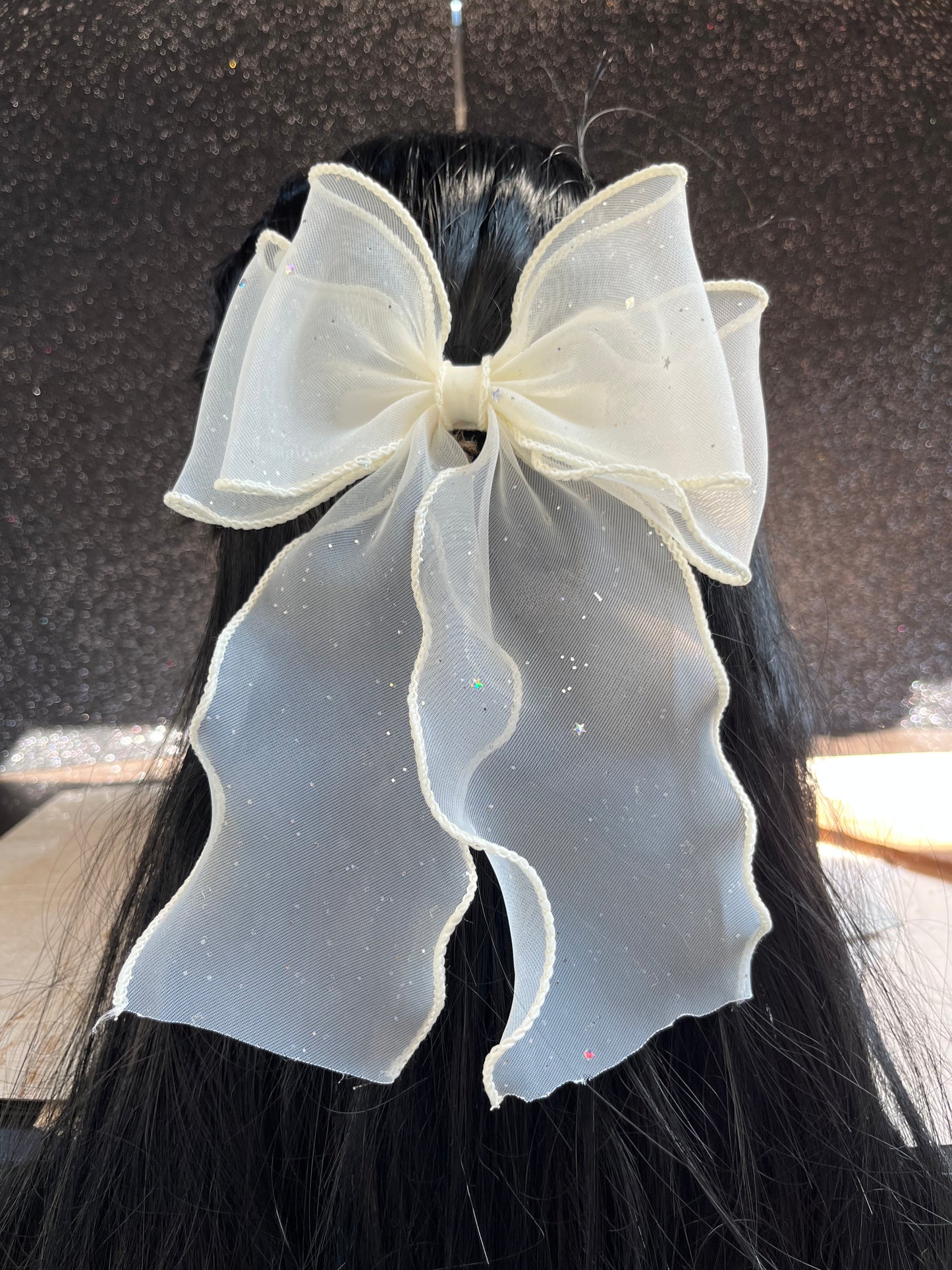 French Bow with Glitter