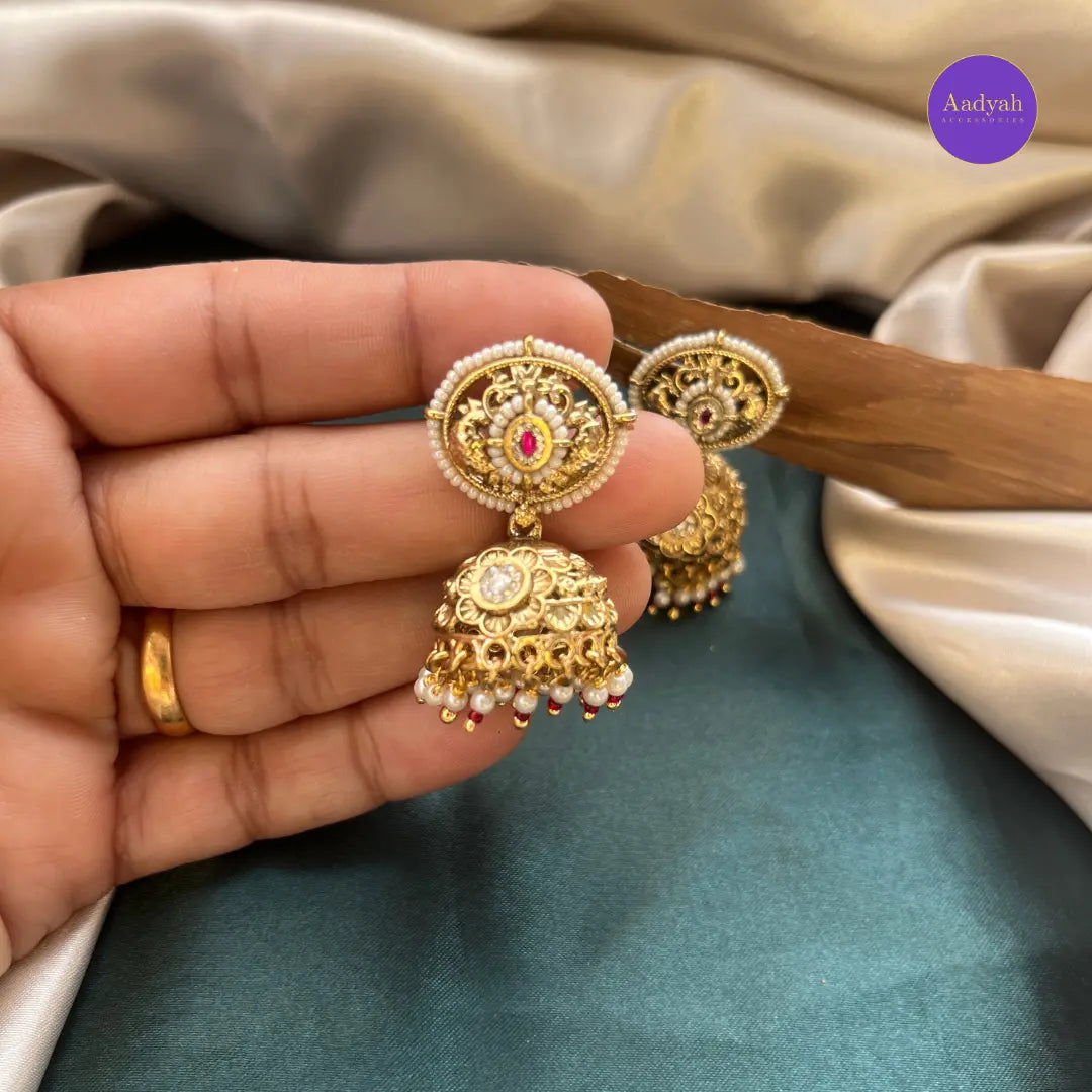 Heritage Pendant Chain - Kundan