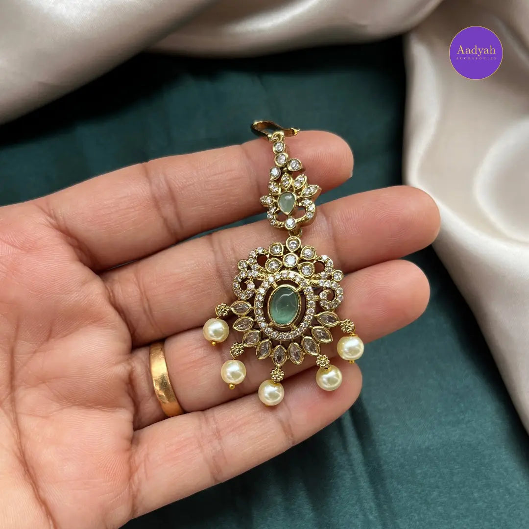 Maang Tikka - Multi Stone