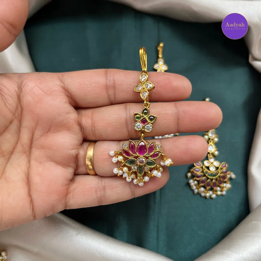 Maang Tikka - Multi Stone