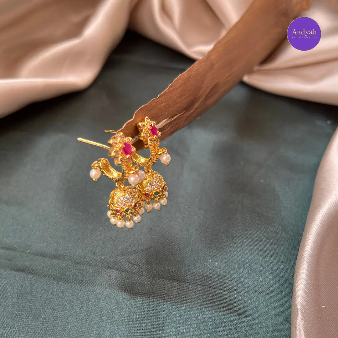 Makarkundanalu - Traditional Jhumkas - Multi