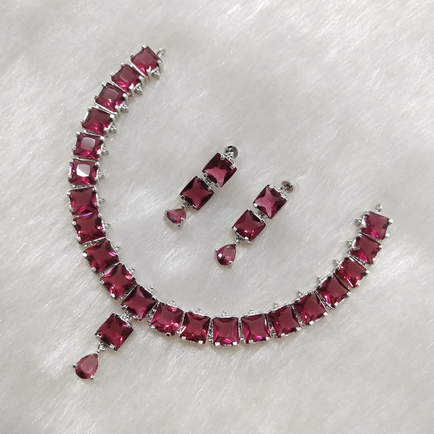 Red Trinity Necklace