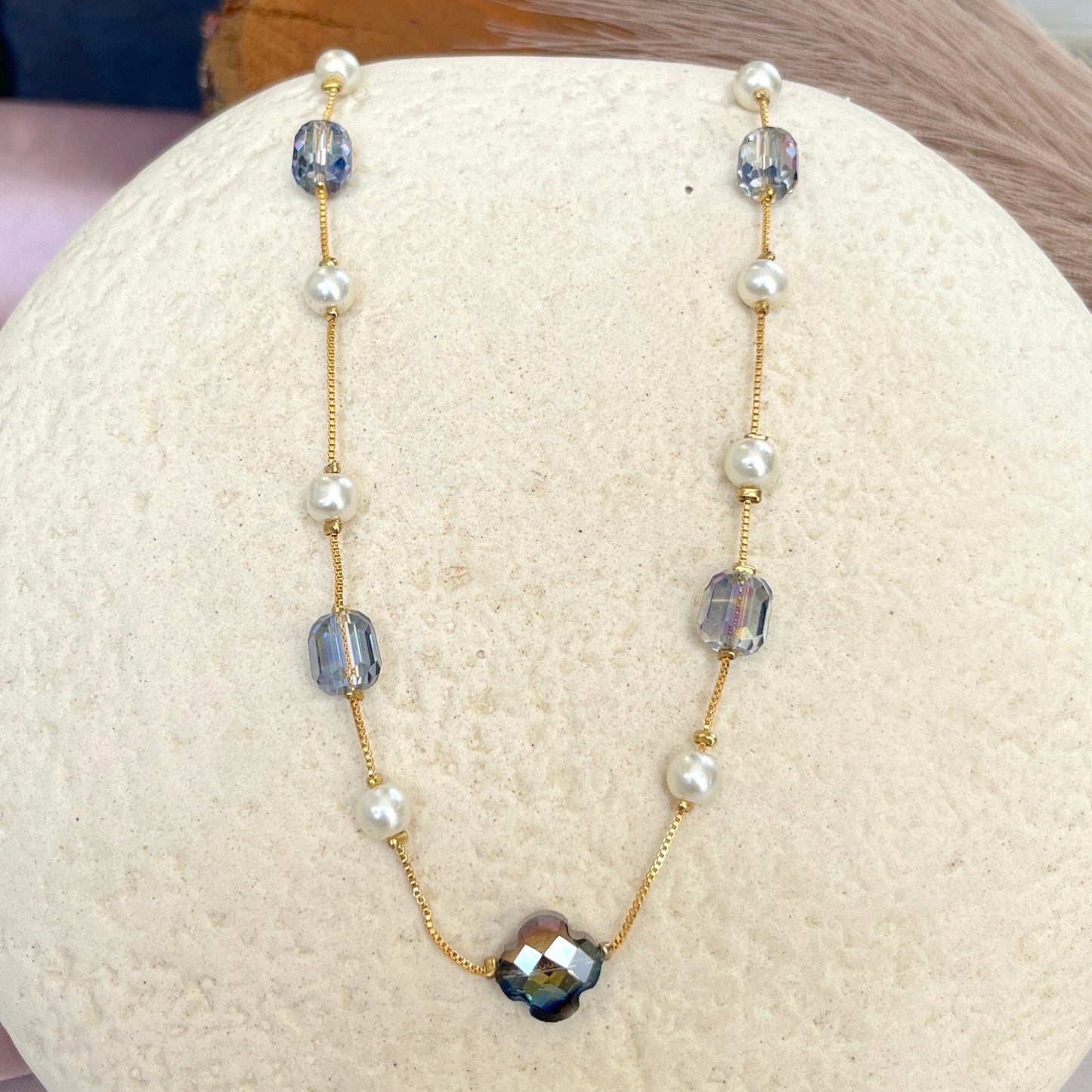 Beaded Necklace,Beads Mala,Mossinate Mala,Designer Mala,Celebrity Mala