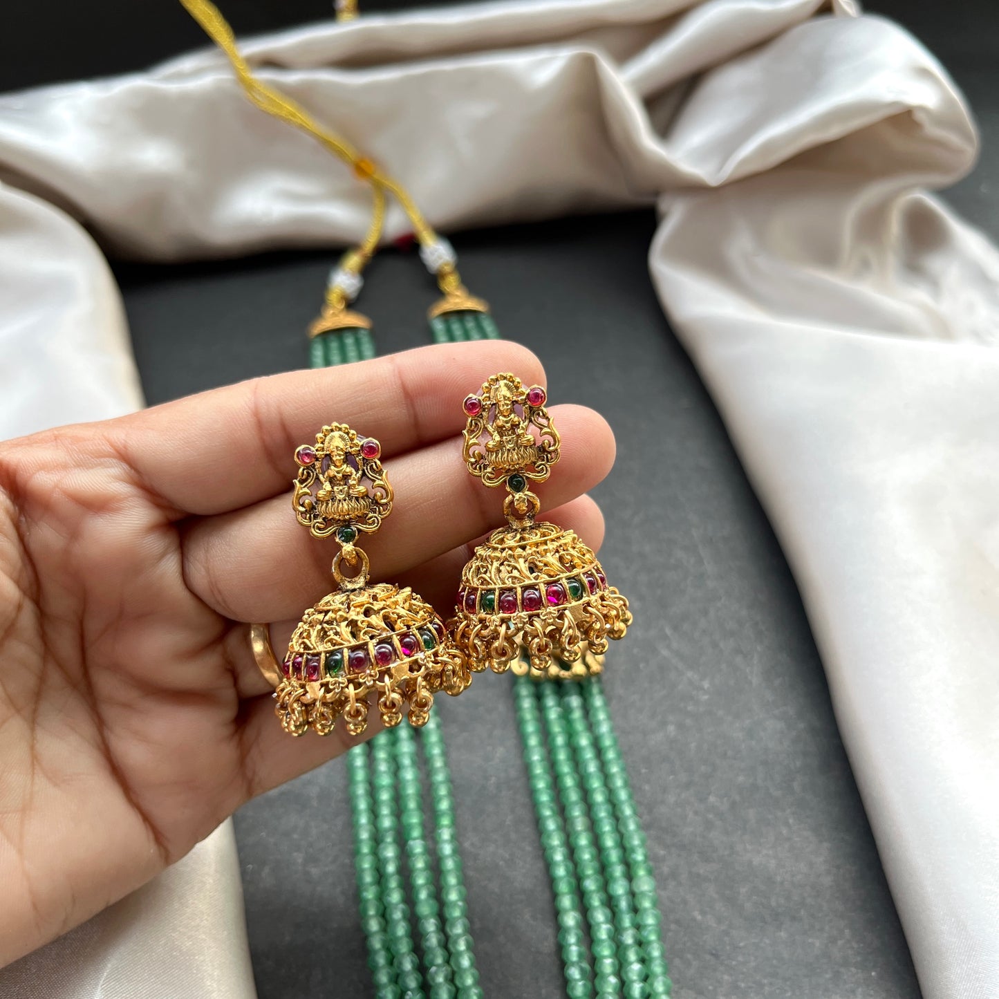 Elephant Green Beaded Haram