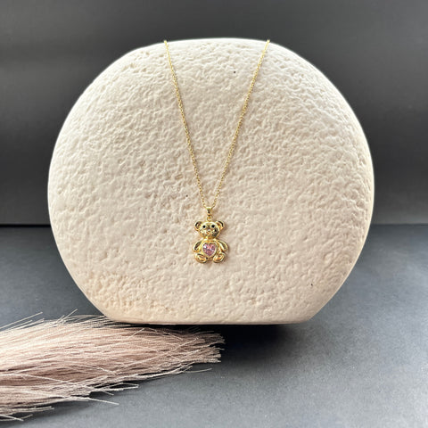 Teddy Pendant Neck Chain