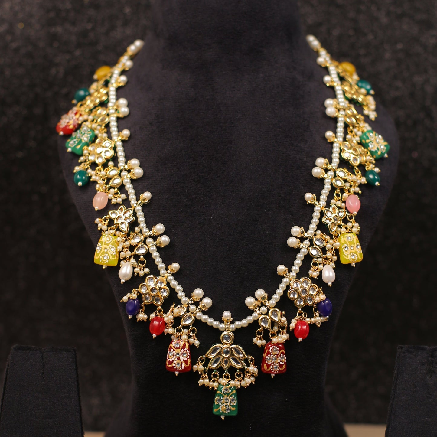 Pachi Kundan, Kundan Stud,Kundan Earring, Kundan Stud