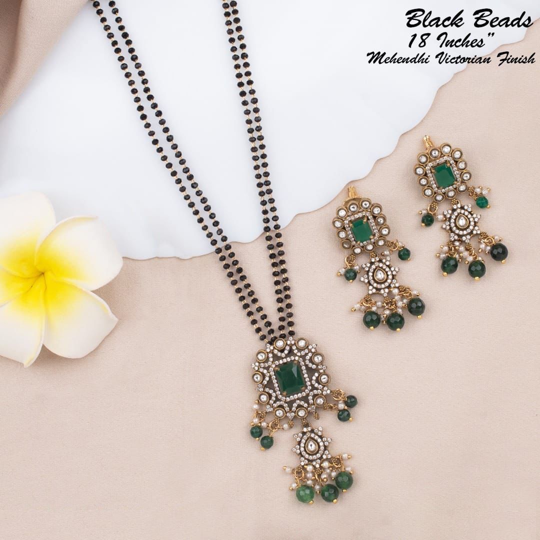 Mangalsutra,Black Beads, Bride Essentials, Carat BlackBead