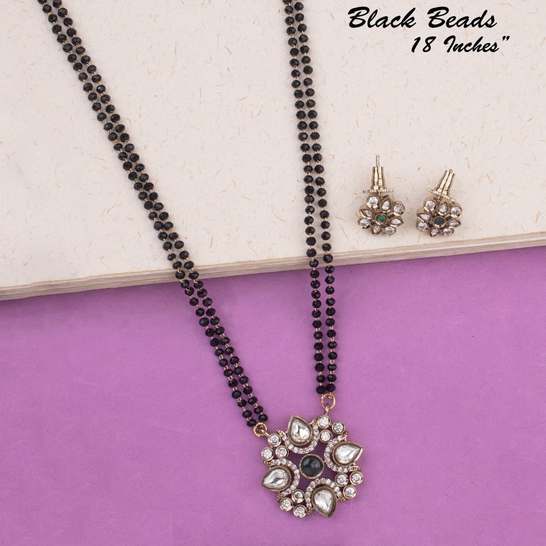 Mangalsutra,Black Beads, Bride Essentials, Carat BlackBead