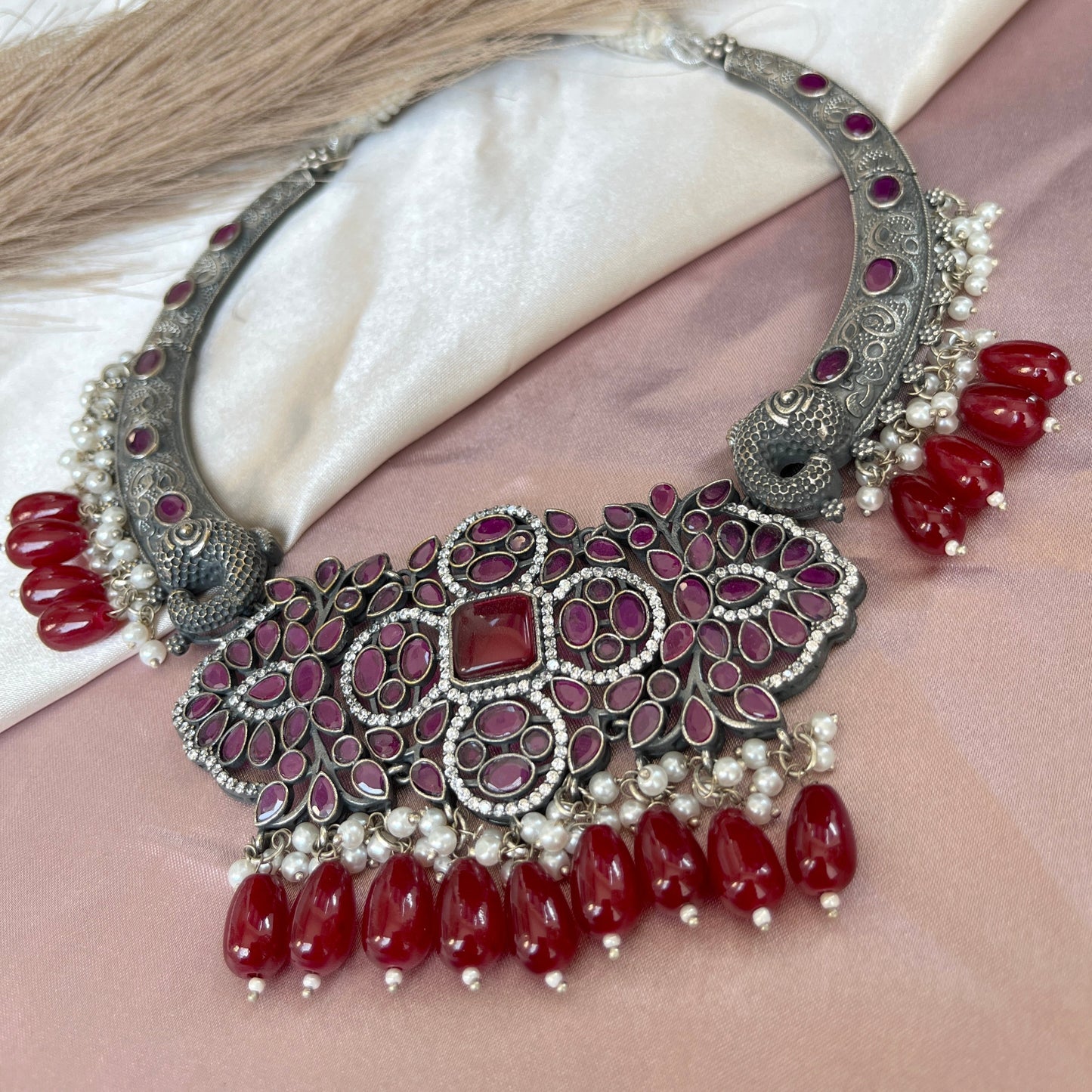 #germansilver #oxidisedjewellery #earrings #germansilverjewellery #indianjewellery #fashion #jewellery #jhumkas #kundanjewellery #jhumka #oxidisedearrings #oxidised #germansilverearrings #meenakariearrings #germansilverjhumka #accessories #chennai #silver #oxidisedsilver #jhumkalove #jewelry #necklace #oxidisedsilverjewellery #silverlookalike #jhumkis #fashionjewelry #southindianjewellery #jhumkaswag #choker #onlineshopping