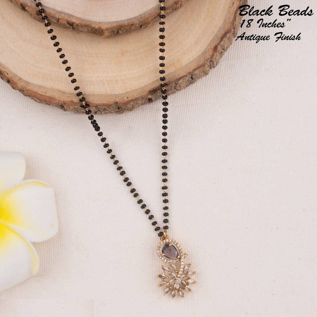 Mangalsutra,Black Beads, Bride Essentials, Carat BlackBead