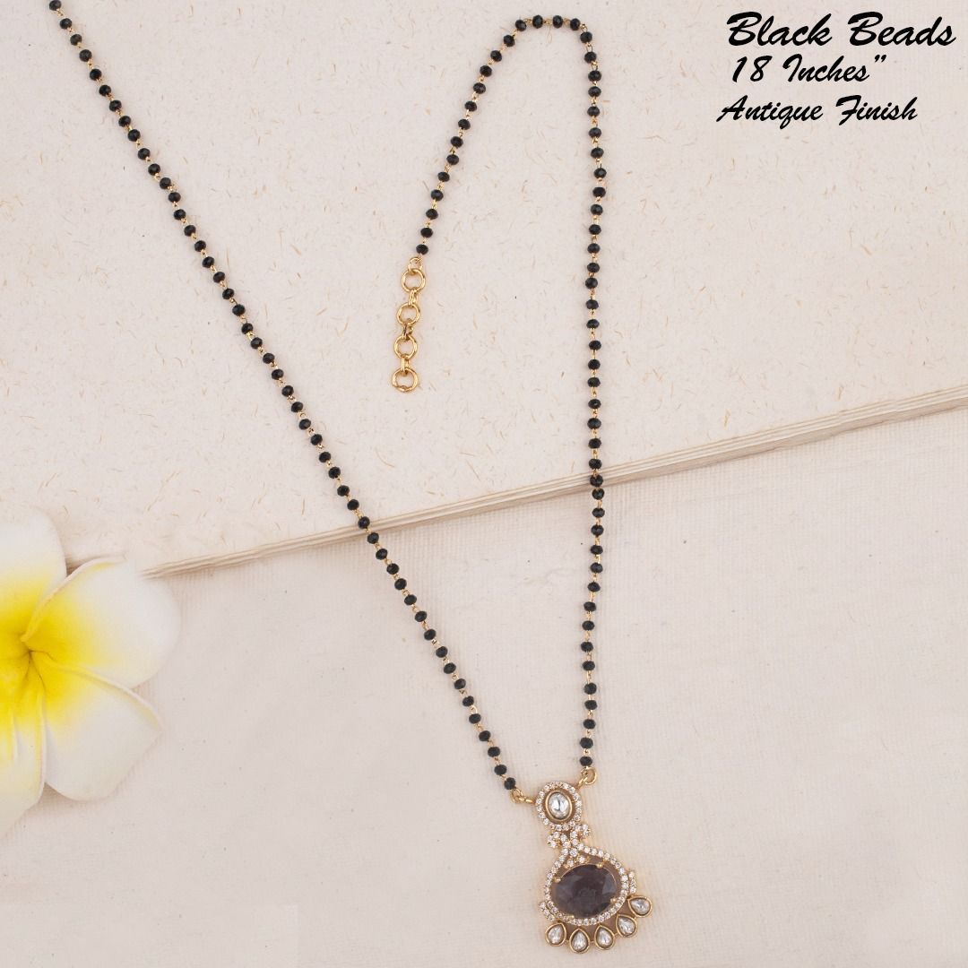 Mangalsutra,Black Beads, Bride Essentials, Carat BlackBead