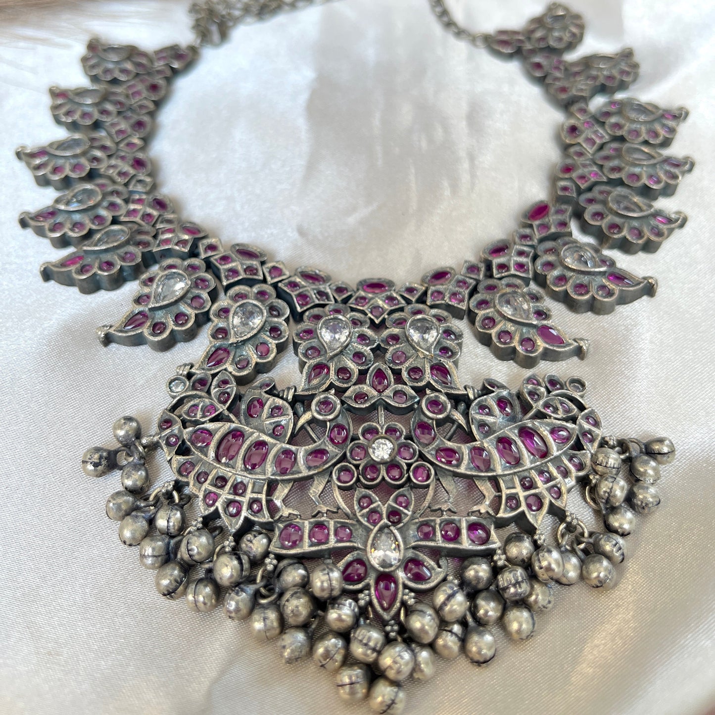 #germansilver #oxidisedjewellery #earrings #germansilverjewellery #indianjewellery #fashion #jewellery #jhumkas #kundanjewellery #jhumka #oxidisedearrings #oxidised #germansilverearrings #meenakariearrings #germansilverjhumka #accessories #chennai #silver #oxidisedsilver #jhumkalove #jewelry #necklace #oxidisedsilverjewellery #silverlookalike #jhumkis #fashionjewelry #southindianjewellery #jhumkaswag #choker #onlineshopping