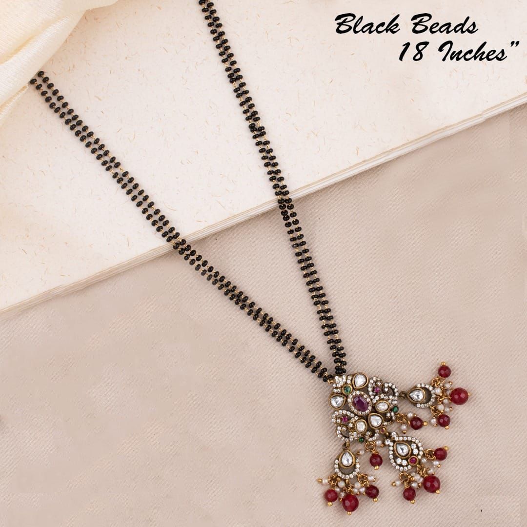 Mangalsutra,Black Beads, Bride Essentials, Carat BlackBead