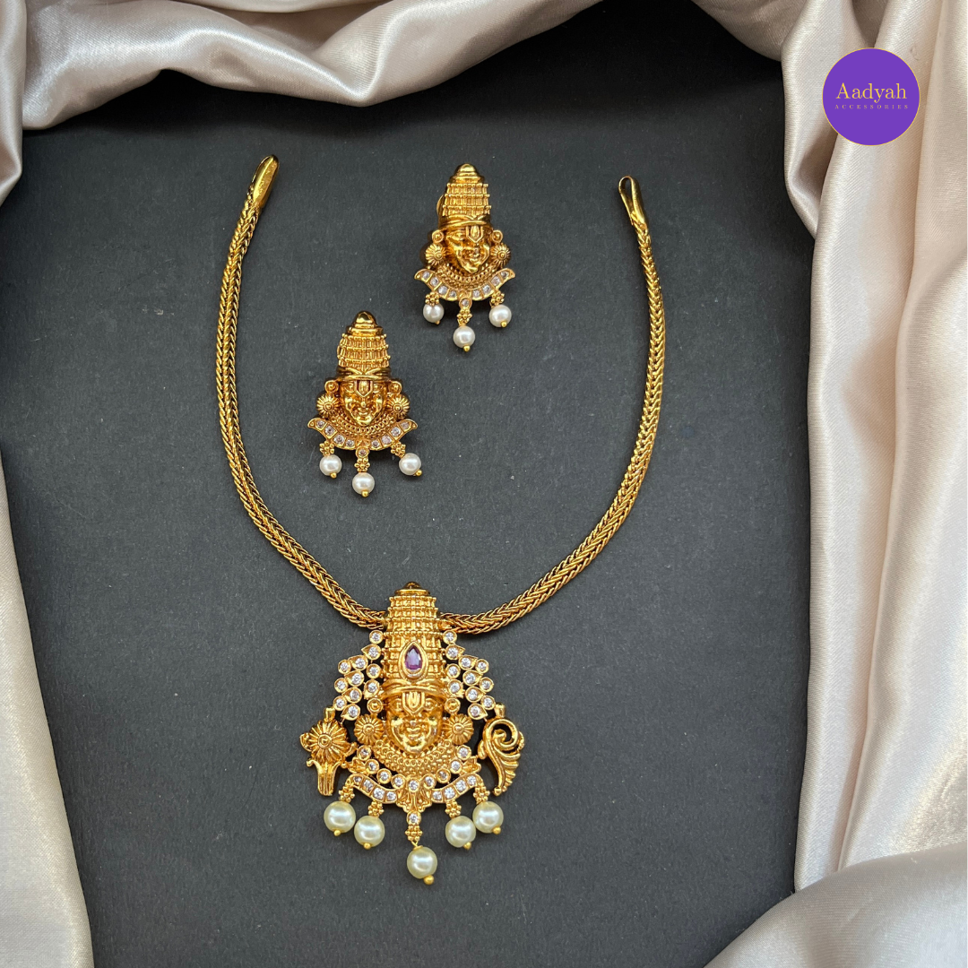 Perumal Nannu Patti Set - Gold