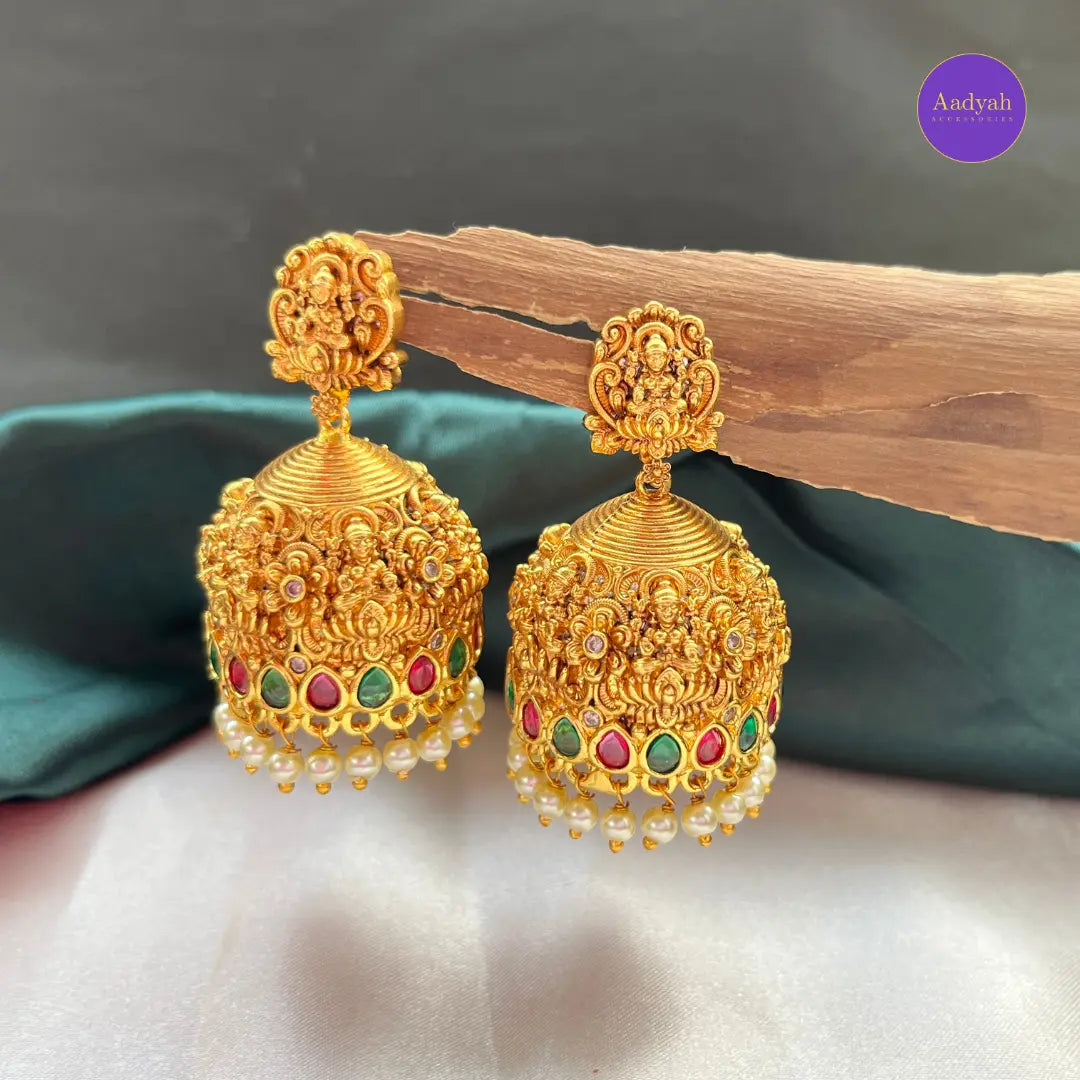 Temple - 3d Necklace Set - Gold