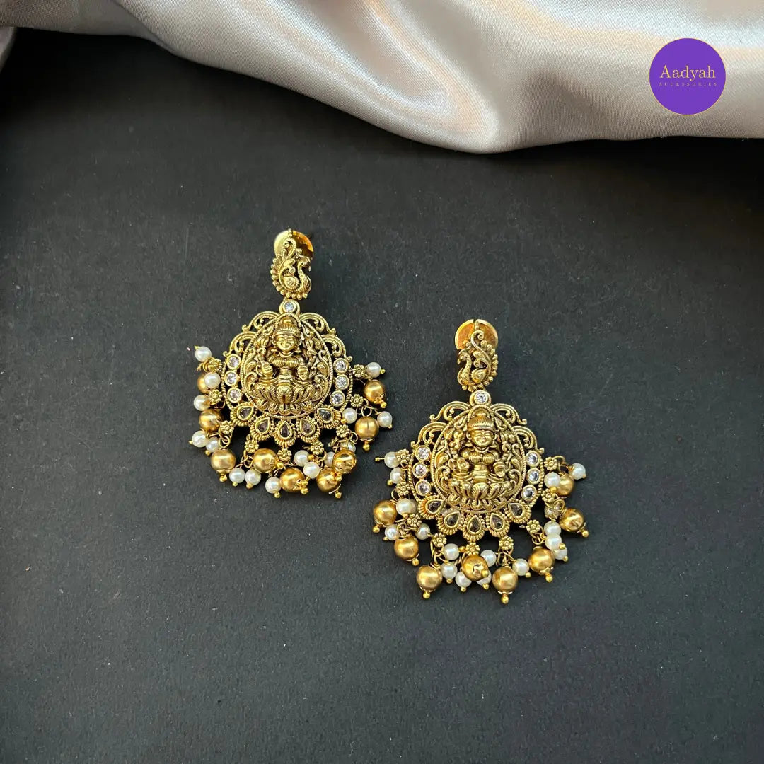 Temple Necklace Set - Gold