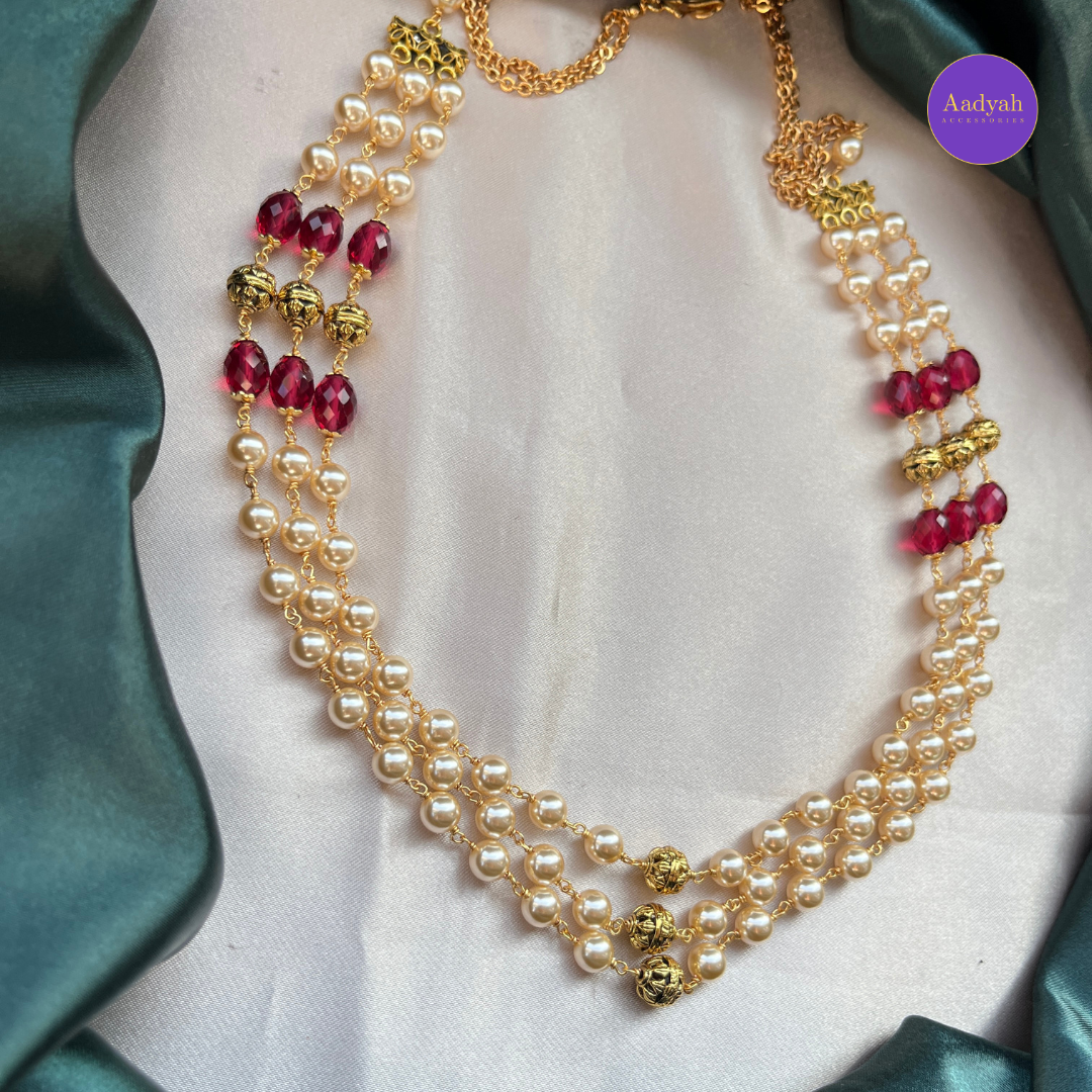 Three Layer Beaded Haram