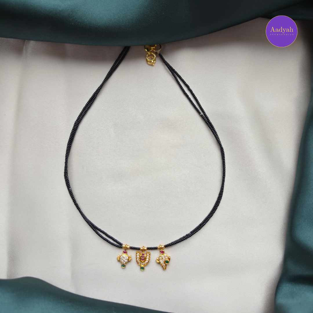 Venkateshwara Swamy Motif - Mangalsutra - Multi