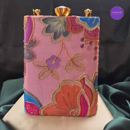 Party Wear Bucket Bag - Floral Digital