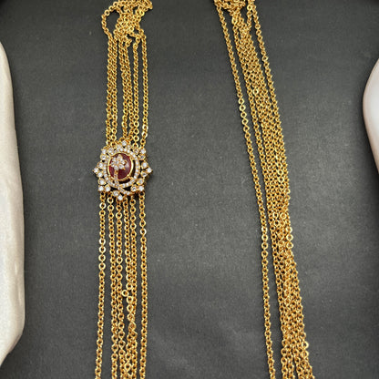 Gold look alike necklace set with matching earrings – traditional bridal imitation jewelry,Traditional gold tone necklace set – imitation kundan jewelry for festive and bridal wear