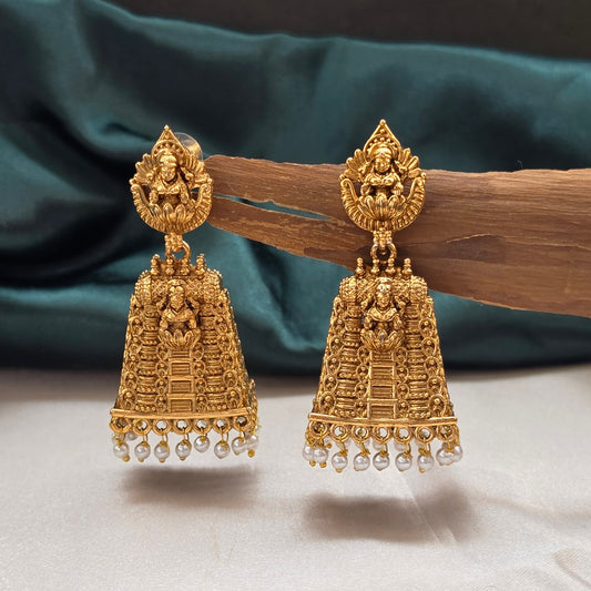 Temple Gopuram Jhumka