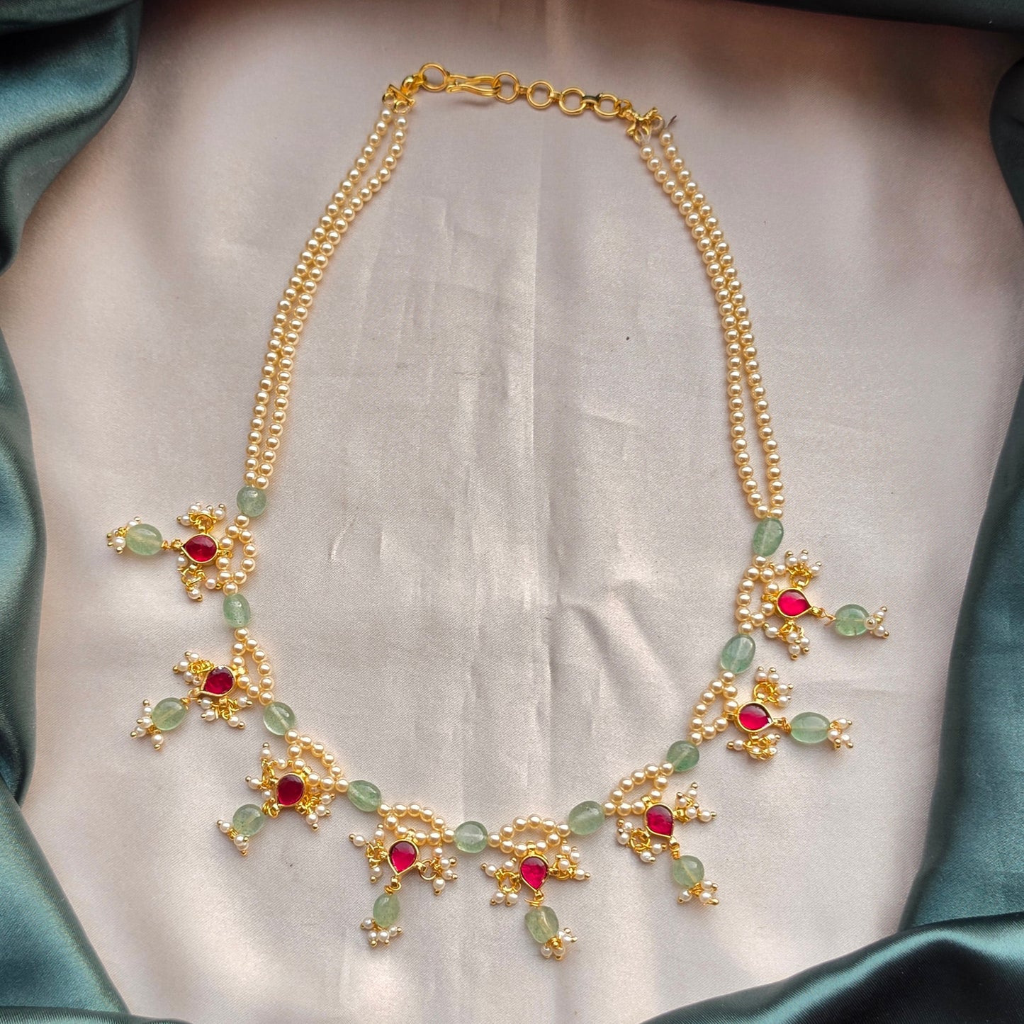 Pearl Jadau Necklace