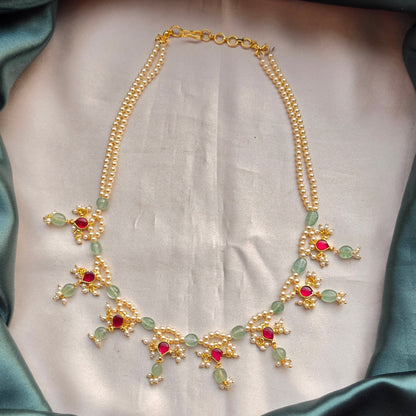 Pearl Jadau Necklace