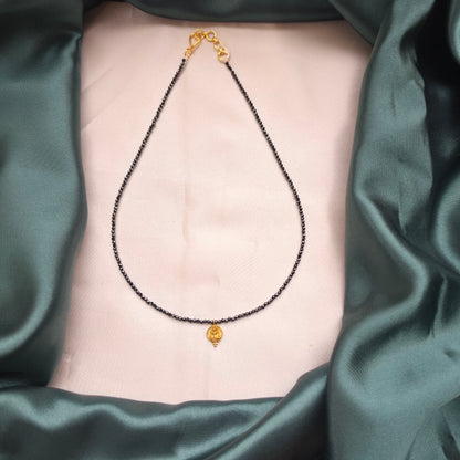 Small Kasu Black Diamond Mangalsutra
