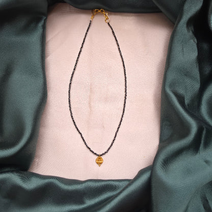 Small Kasu Black Diamond Mangalsutra