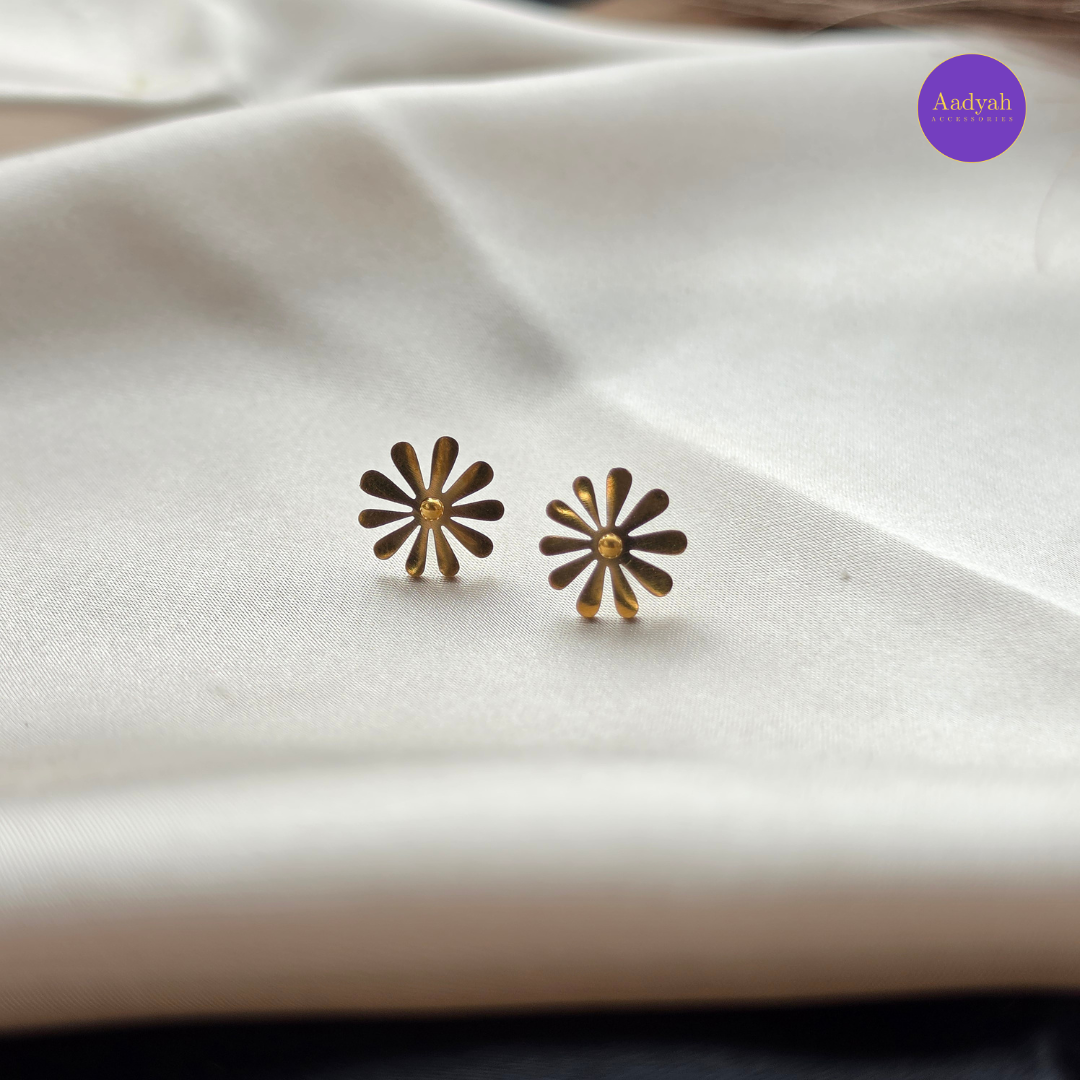 Floral - Small Stud
