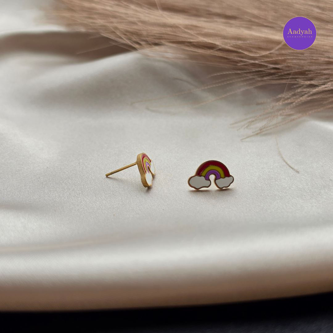 Rainbow - Small Stud