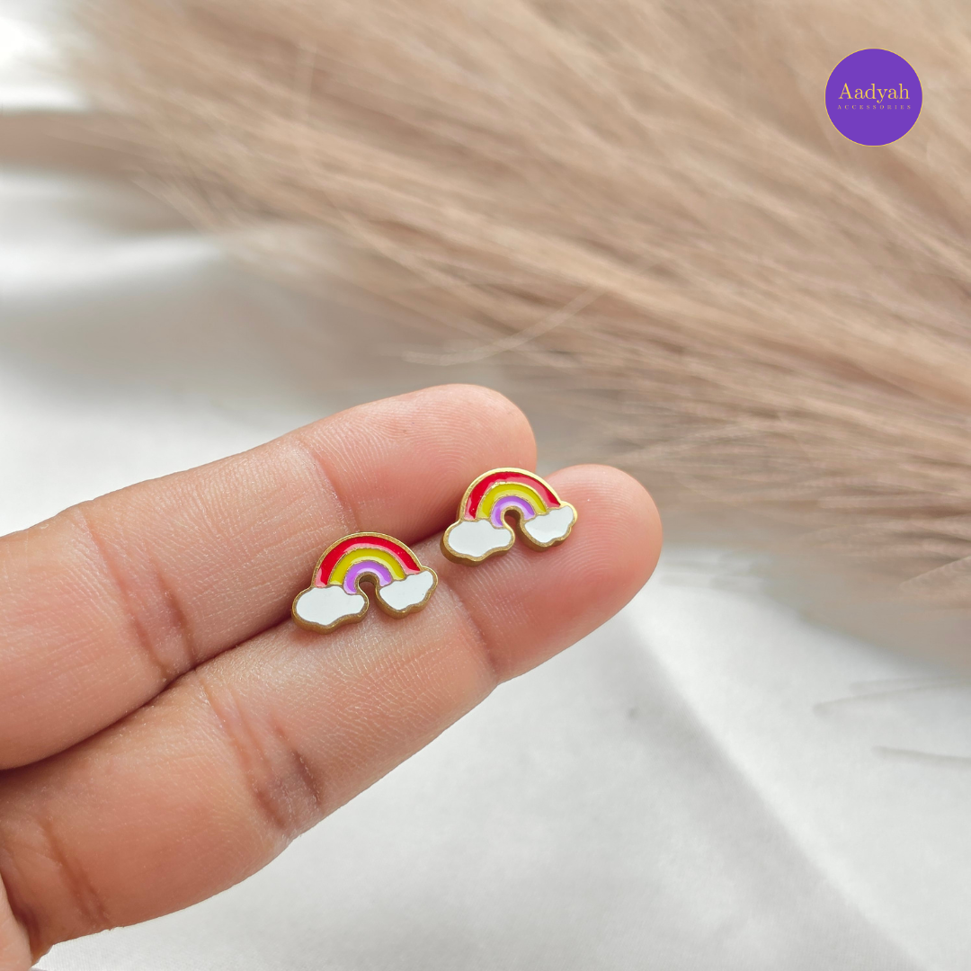 Rainbow - Small Stud